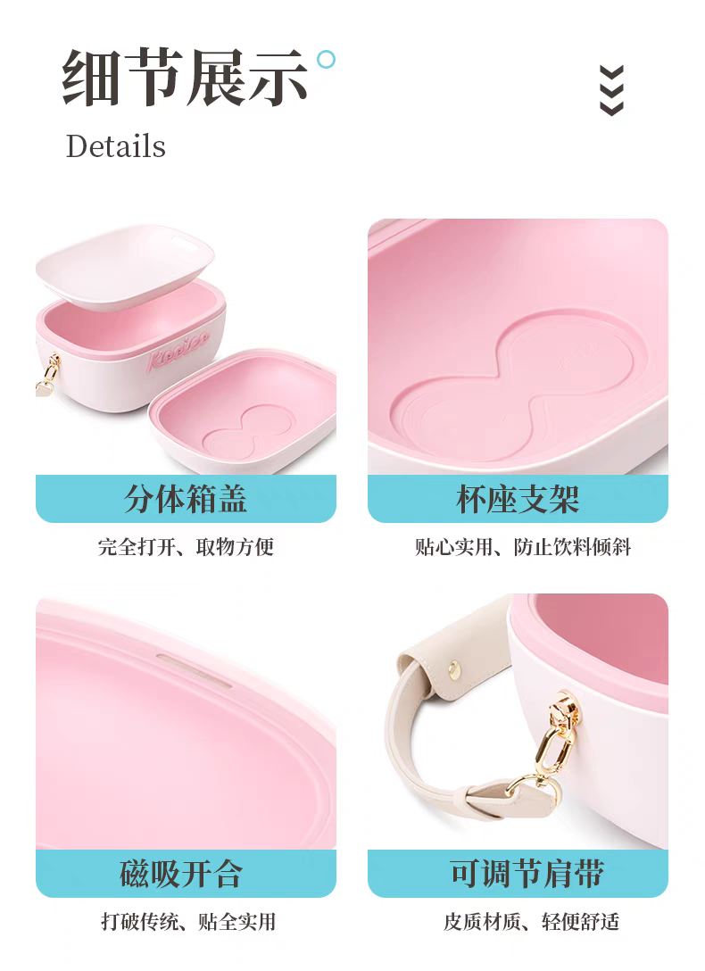 2025 New Dual-Zone Pink Mini C - Outdoor Camping Fridge 评论和价格