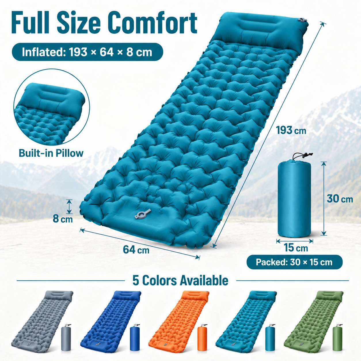 Ultralight Inflatable Camping  - Outdoor Camping Rug 评论和价格