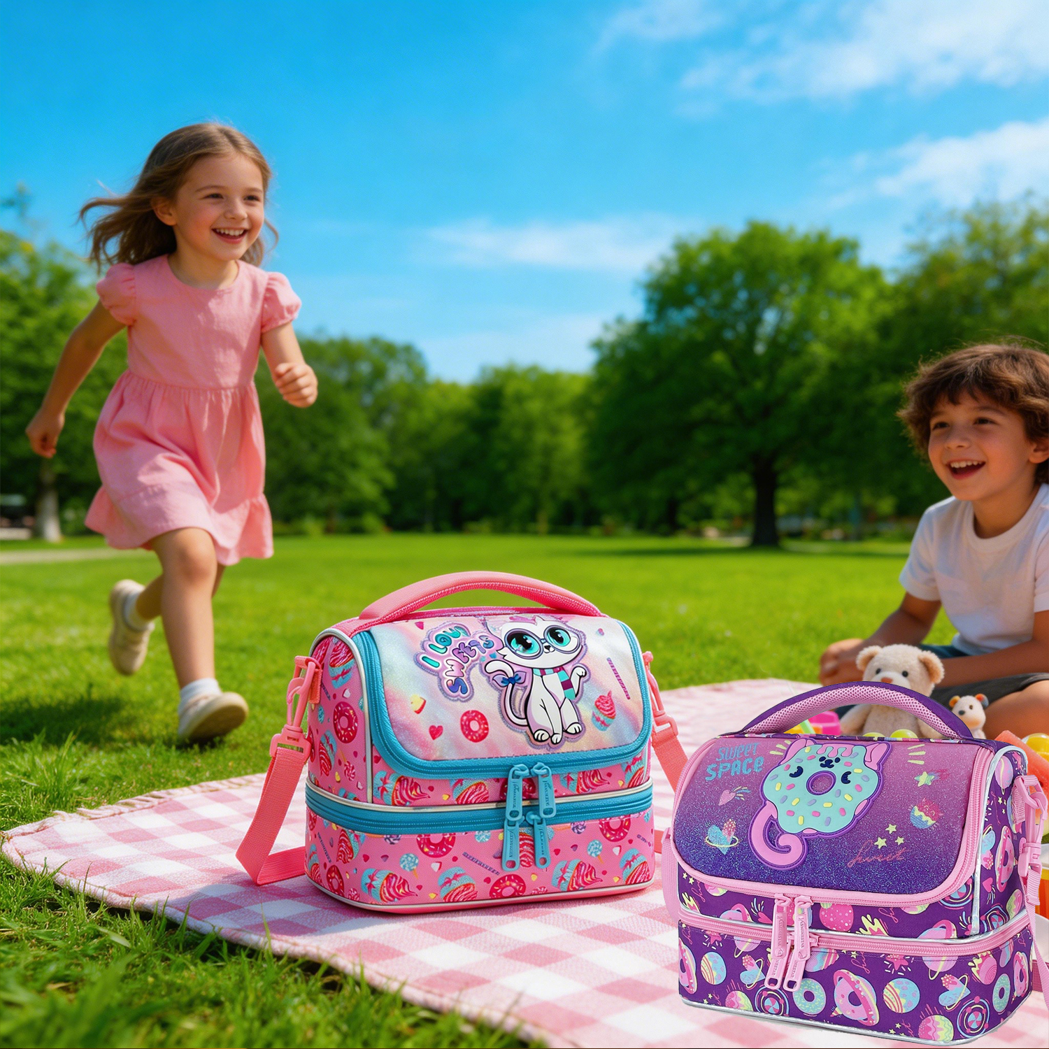 Lunch Bag for Kids Large Capac - Outdoor Activities In Camping 评论和价格