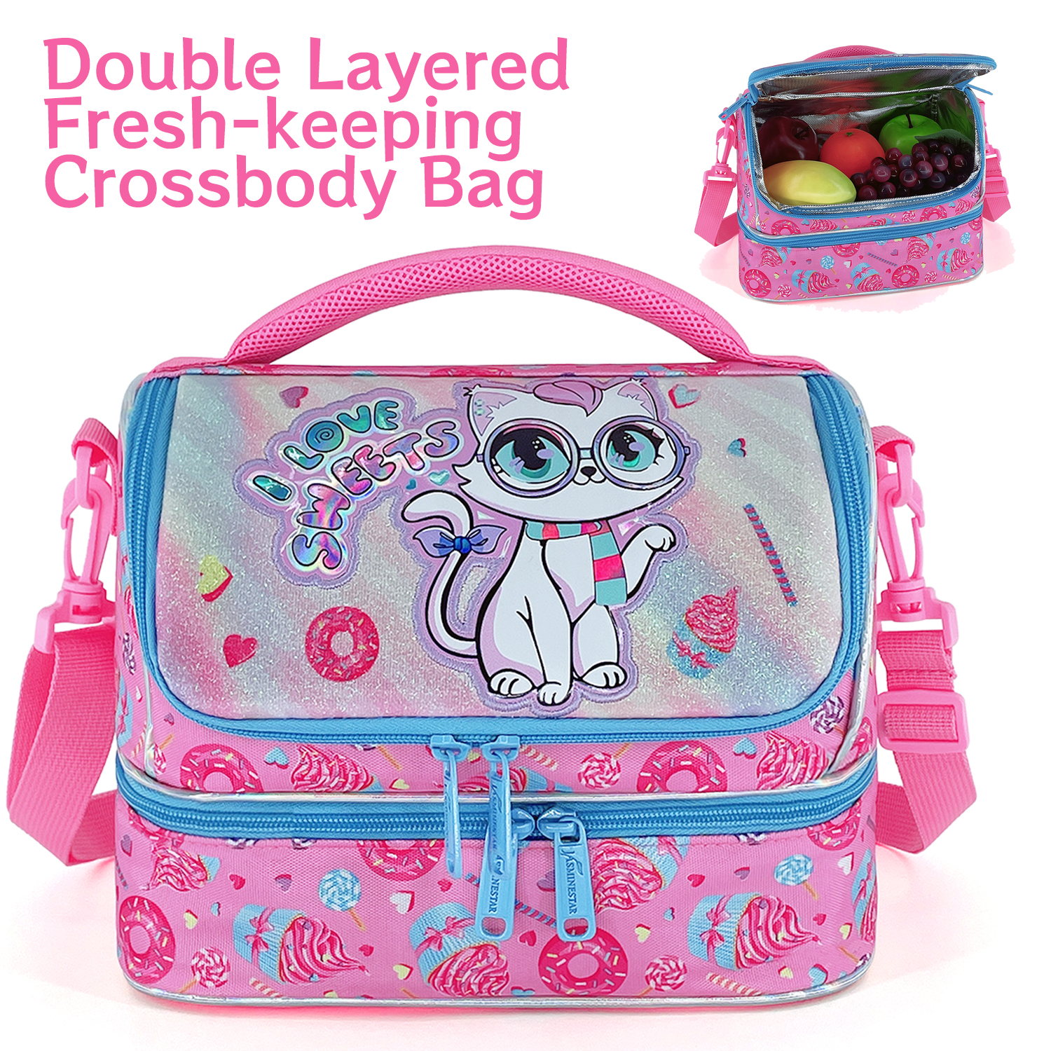 Lunch Bag for Kids Large Capac - Outdoor Activities In Camping 评论和价格