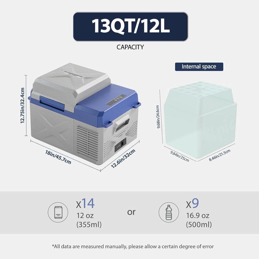 Portable 12L Electric Cooler,  - Outdoor Camping Fridge 评论和价格