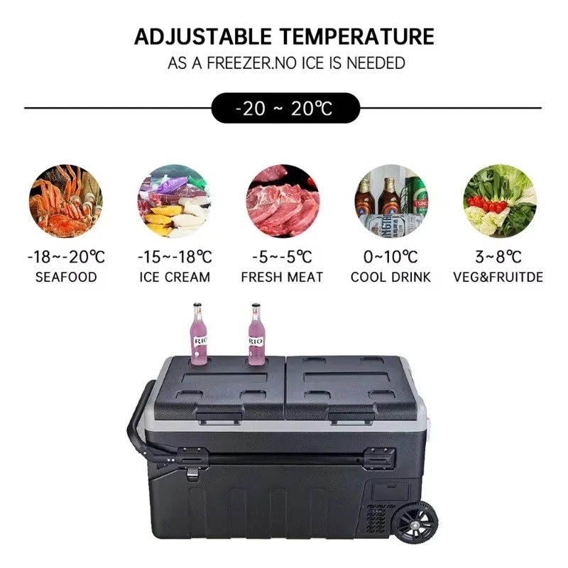75/95L Overlanding Solar Mini  - Outdoor Camping Fridge 评论和价格